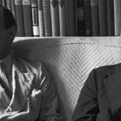 (Joseph and Stewart Alsop, New York, 1947, Henri Cartier Bresson)