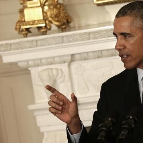 U.S. President Barack Obama at the White House February 23, 2015 in Washington, DC. (Win McNamee/Getty Images)