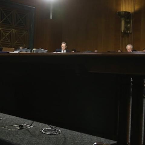 Federal Reserve Board Chair Janet Yellen testifies during a hearing before the Senate Banking, Housing and Urban Affairs Committee February 24, 2015 on Capitol Hill in Washington, DC. (Alex Wong/Getty Images)