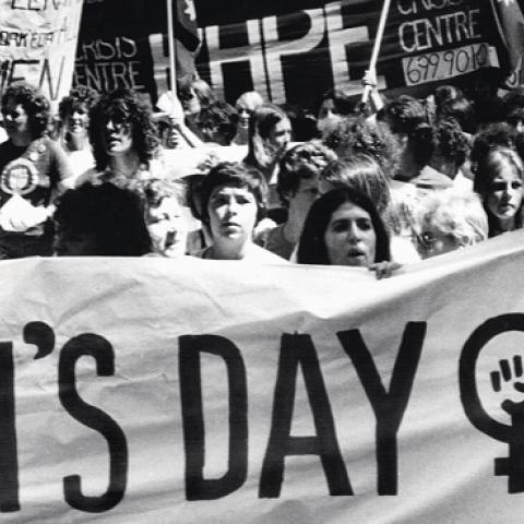 International Women's Day, 12 March 1977. SMH Picture by DAVID BARTHO (Fairfax Media/Fairfax Media via Getty Images)