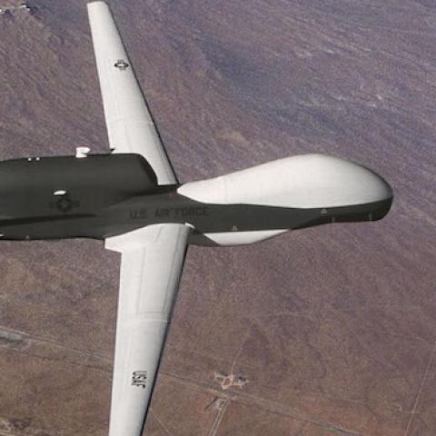 The Global Hawk unmanned aerial vehicle. (USAF/Getty Images)