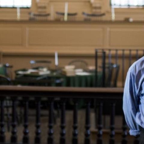 Presidential candidate Sen. Rand Paul, R-Ky., tours Independence Hall in Philadelphia on Monday, May, 18, 2015. (Bill Clark/CQ Roll Call)