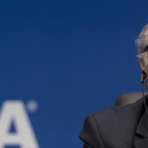 FIFA President Joseph S. Blatter talks to the press during the FIFA Post Congress Week Press Conference at the Home of FIFA on May 30, 2015 in Zurich, Switzerland. (Alessandro Della Bella/Getty Images