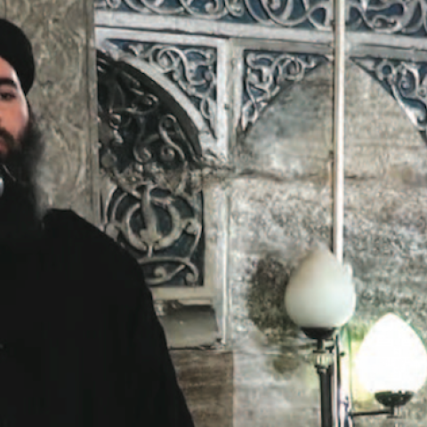 Abu Bakr al Baghdadi, leader of the Islamic State of Iraq and the Levant (ISIL) (Dabiq Magazine)