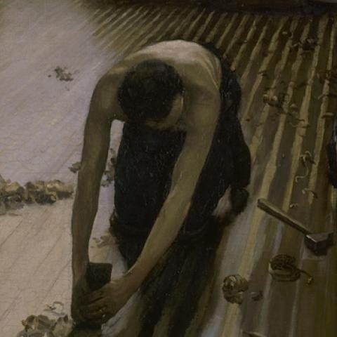 Les raboteurs de parquet, 1875, Gustave Caillebotte