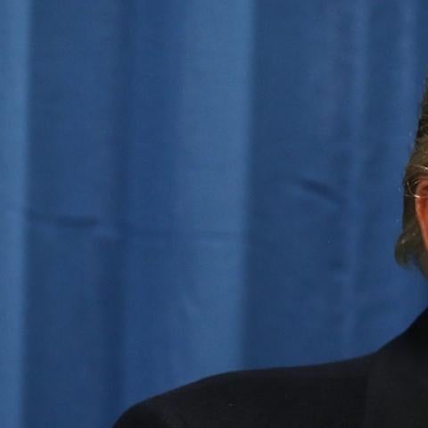 Republican presidential candidate Donald Trump waits to be introduced during a campaign event at the University of Iowa on January 26, 2016 in Iowa City, Iowa. (Joe Raedle/Getty Images)