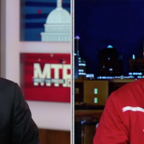 Screenshot of Nebraska Senator Ben Sasse (R) with Chuck Todd on MSNBC, January 27, 2016. (MSNBC via YouTube)