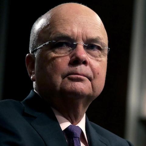 Former CIA Director Gen. Michael Hayden (Ret.) testifies during a hearing before Senate Armed Services Committee August 4, 2015 on Capitol Hill in Washington, DC. (Alex Wong/Getty Images)