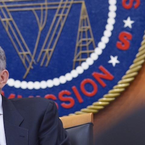 Federal Communications Commission Chairman Tom Wheeler during a FCC hearing on February 26, 2015 in Washington, DC. (MANDEL NGAN/AFP/Getty Images)