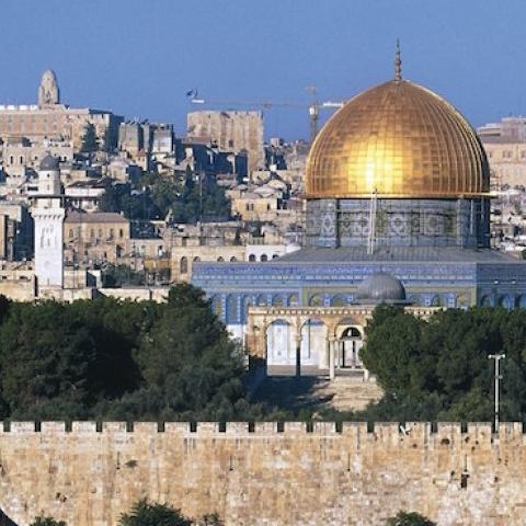 Israel, Jerusalem (Yerushalayim), old town, Temple Mount, Dome of Rock or Mosque of Omar, 1999 (DEA / W. BUSS/De Agostini/Getty Images)