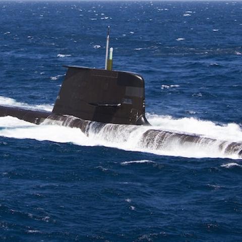 HMAS Rankin in the Eastern Australian Exercise Area, March 2, 2016. (Royal Australian Navy/Released)
