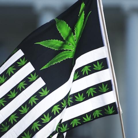 Hundreds of advocates for marijuana legalization rally and smoke pot outside the White House in Washington, D.C. on April 02, 2016. (Marvin Joseph/The Washington Post via Getty Images)