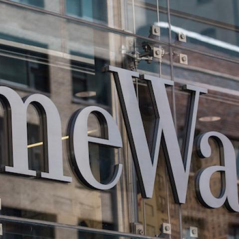 Time Warner Cable headquarters are seen in Columbus Circle on May 26, 2015 in New York City. (Andrew Burton/Getty Images)