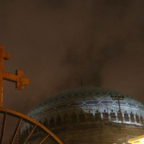 The Coptic church in Amman, Jordan, on February 18, 2015. (Salah Malkawi/Anadolu Agency/Getty Images)