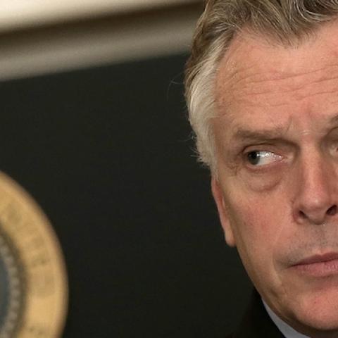 Virginia Gov. Terry McAuliffe (D-VA) at the White House February 23, 2015 in Washington, DC. (Win McNamee/Getty Images)