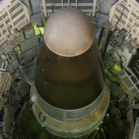 Titan nuclear intercontinental ballistic missile in silo in Arizona (Photo by Michael Dunning/Getty Images)