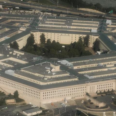 The Pentagon in Arlington, Virginia on April 23, 2015 (Photo by SAUL LOEB/AFP/Getty Images)