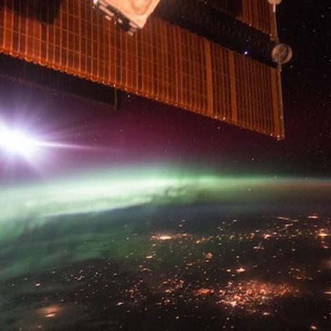 NASA astronaut Scott Kelly captured this photograph from the International Space Station on Oct. 7, 2015.