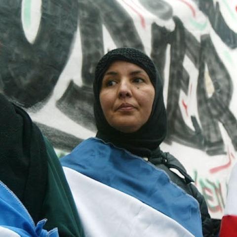Muslim women demonstrating on January 17, 2004 in Paris, France. (Pascal Le Segretain/Getty Images)