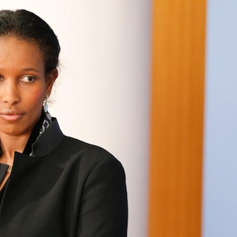 Author Ayaan Hirsi Ali, one of the 15 prominent thinkers labeled an "anti-Muslim extremist" by SPLC, attends a book presentation on April 20, 2015 in Berlin, Germany. (Christian Marquardt/Getty Images)