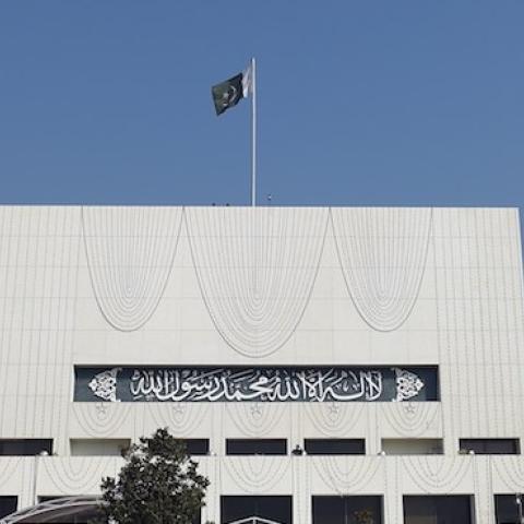 The Parliament House building in Islamabad on January 6, 2015. (AAMIR QURESHI/AFP/Getty Images)