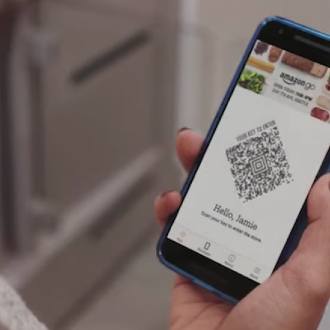 Screenshot from Amazon's Introducing Amazon Go video, December 5, 2016. (Amazon/YouTube)