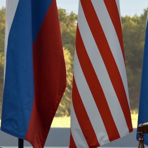US President Barack Obama (L) and Russian President Vladimir Putin (R) hold a bilateral meeting on the sidelines of the G8 summit at the Lough Erne resort near Enniskillen in Northern Ireland, on June 17, 2013. (JEWEL SAMAD/AFP/Getty Images)