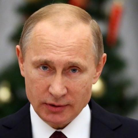 Russian President Vladimir Putin attends an awards ceremony in the Kremlin on December 22, 2014 in Moscow, Russia. (Sasha Mordovets/Getty Images)