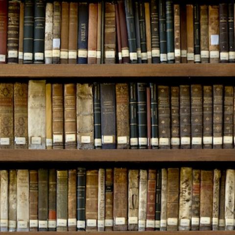 Library of old books Menendez Pelayo in Santander, Spain. (Manuel Alvarez/Getty Images)