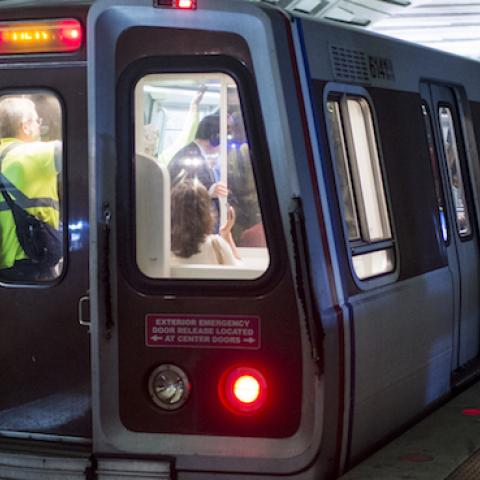 A WMATA Metro Red Line Metro train pulls into Metro Center in Washington on Tuesday, Sept. 27, 2016. (Bill Clark/CQ Roll Call)