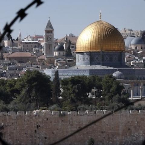 Jerusalem, November 10, 2014. (THOMAS COEX/AFP/Getty Images)