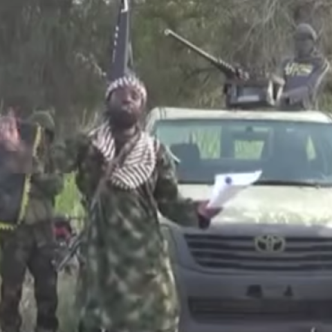 Boko Haram’s leader, Abubakar Shekau, appears in a video in which he warns Cameroon it faces the same fate as Nigeria. (Boko Haram video screenshot)