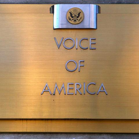 Voice Of America Headquarters on April 11, 2015 (Raymond Boyd/Getty Images)