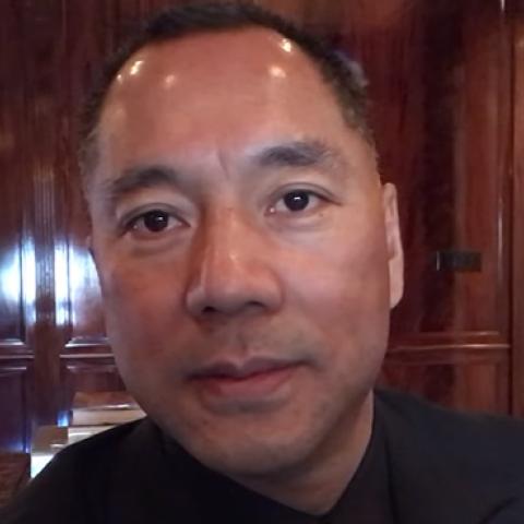 Guo Wengui in September 2017 (youtube.com/channel/UCO3pO3ykAUybrjv3RBbXEHw)
