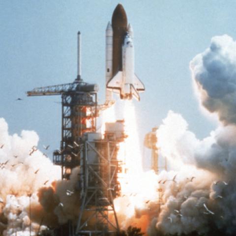 Space Shuttle taking off (Credit: Ro-Ma Stock Photography)