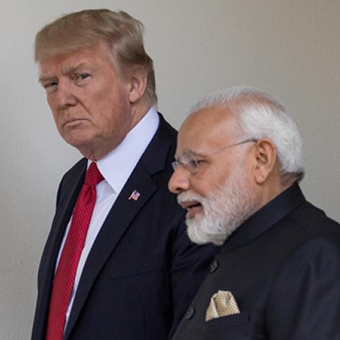 President Trump and Indian Prime Minister Narendra Modi at the White House, June 26, 2017 (Cheriss May/NurPhoto via Getty Images)