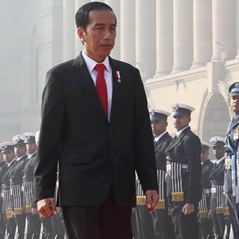Indonesian President Joko Widodo during a visit to India, December 12, 2016 (Imitiyaz Khan/Anadolu Agency/Getty Images)