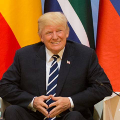 President Trump in Germany during G8 Summit, July 7, 2017 (White House)