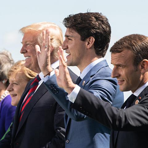 G7 leaders at the recent summit in Canada (China News Service/VCG via Getty Images)