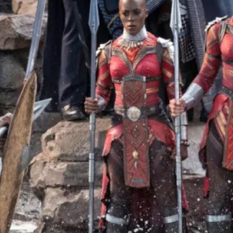 T’Challa (Chadwick Boseman) and Killmonger (Michael B. Jordan) in Black Panther. (Photo: Marvel)