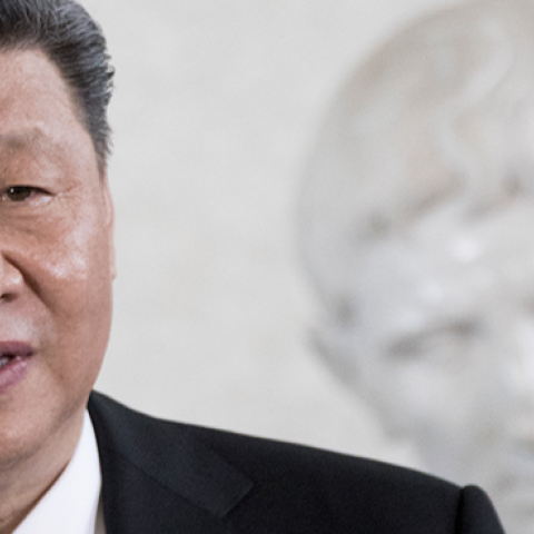 China's President Xi Jinping attends a Business Forum with Italian and Chinese businessmen at Quirinale Palace on March 22, 2019 in Rome, Italy. (Alessandra Benedetti - Corbis/Getty Images)