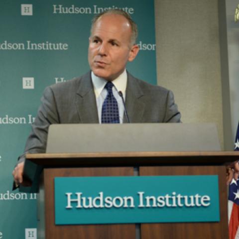 Hon. Elan S. Carr, Special Envoy to Monitor and Combat Anti-Semitism at the U.S. Department of State, delivers remarks at Hudson's release of its National Survey of Anti-Semitism in America, June 5th, 2019.