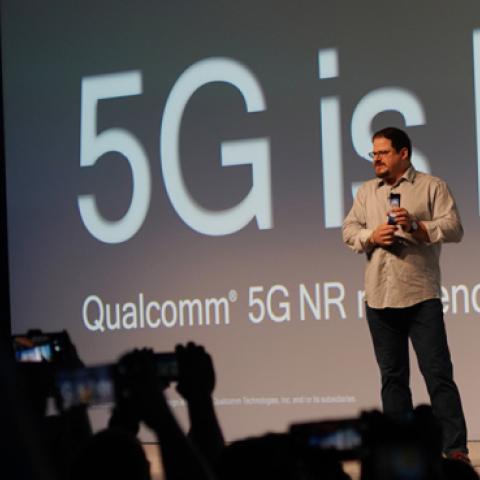 Qualcomm President Cristiano Amon speaks during the Qualcomm Snapdragon Tech Summit 2018 on December 4, 2018 in Maui, Hawaii. (VCG via Getty Images)