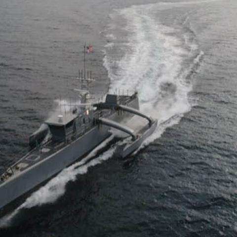 DARPA completed its Anti-Submarine Warfare Continuous Trail Unmanned Vessel program and then transferred the technology demonstration vessel, christened Sea Hunter, to the Office of Naval Research.
