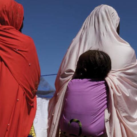 December 11, 2019 Nigerian refugee women at the growing Awaridi refugee settlement now home to 9,000 plus mostly northern Nigerians who fled Boko Haram violence over the past few years.