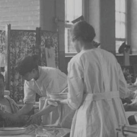 Endell Street Military Hospital in London.