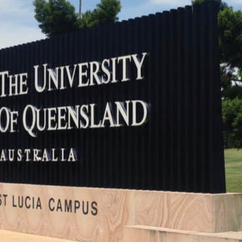 The entrance to the University of Queensland’s St Lucia Campus in Brisbane, Australia.