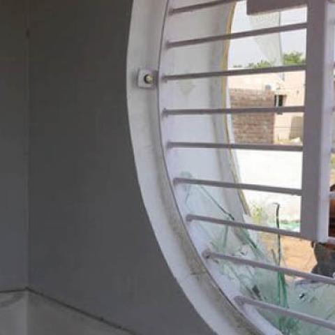 A church in India attacked by Hindu extremists. Photo courtesy of Alliance Defending Freedom International, an organization that provides legal resources to persecuted Christians.