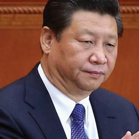 China's President Xi Jinping attends the opening session of the Chinese People's Political Consultative Conference at the Great Hall of the People on March 3, 2015 in Beijing, China.