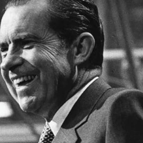 President Nixon in Albuquerque, N.M., 1970